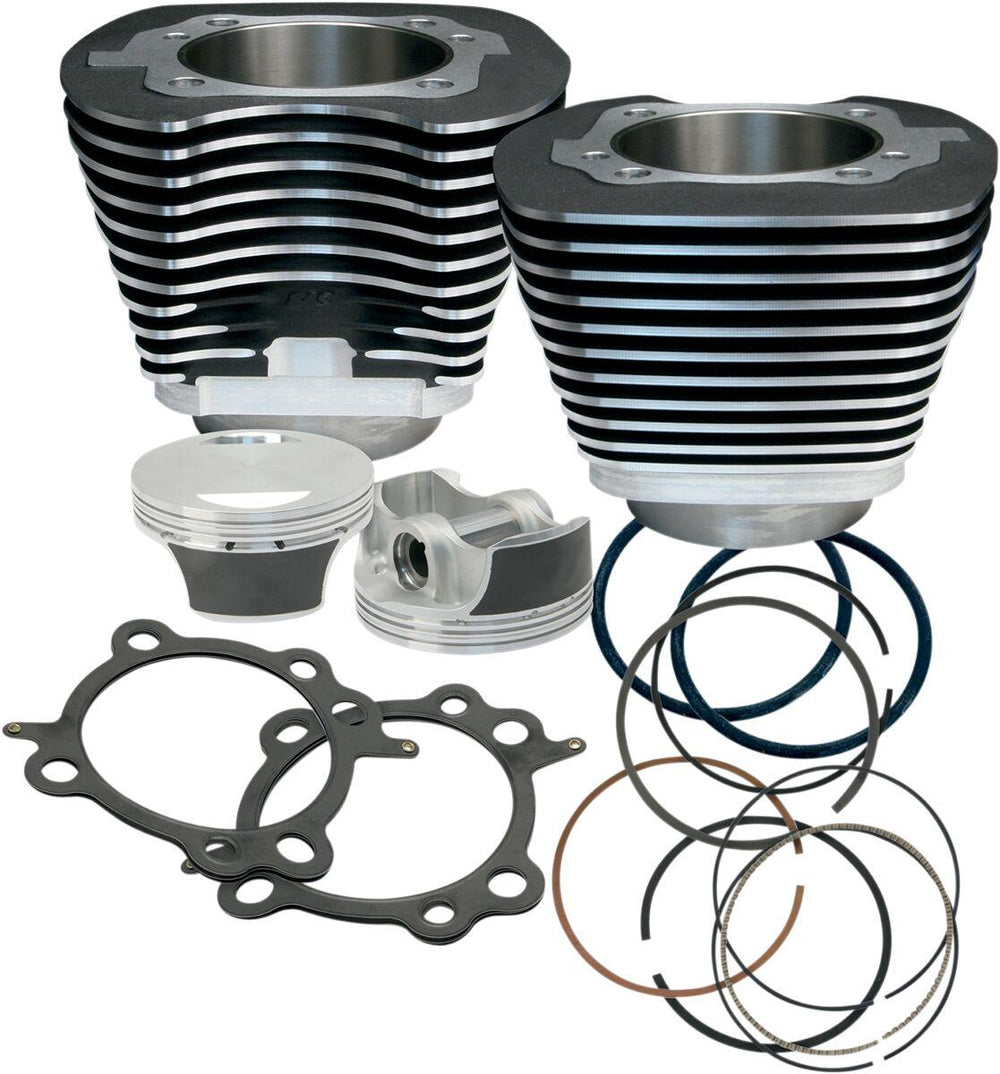 S&S Cycle Big Bore 3.927" Cylinder Kit For Harley Davidson FLHR 1450 1999-2003 - Black