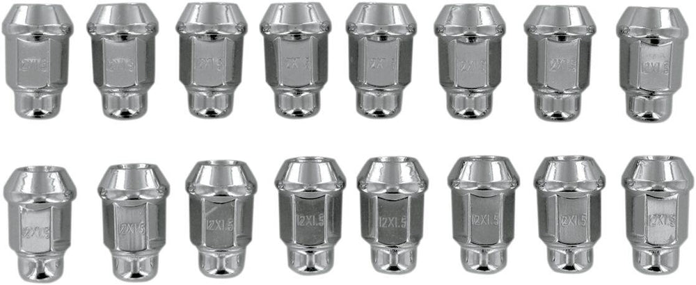 ITP Lug Nuts For Polaris General 1000 2016-2017 17 mm Head - Chrome/Silver