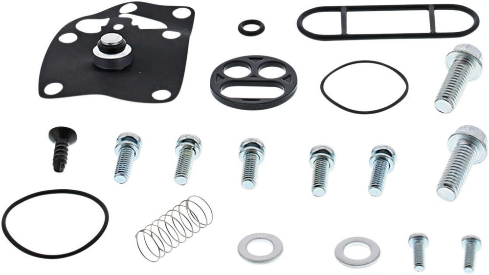 Moose Racing Fuel Petcock Rebuild Kit For Suzuki LT-A 500 F 4X4 2002-2007 - Black/Silver