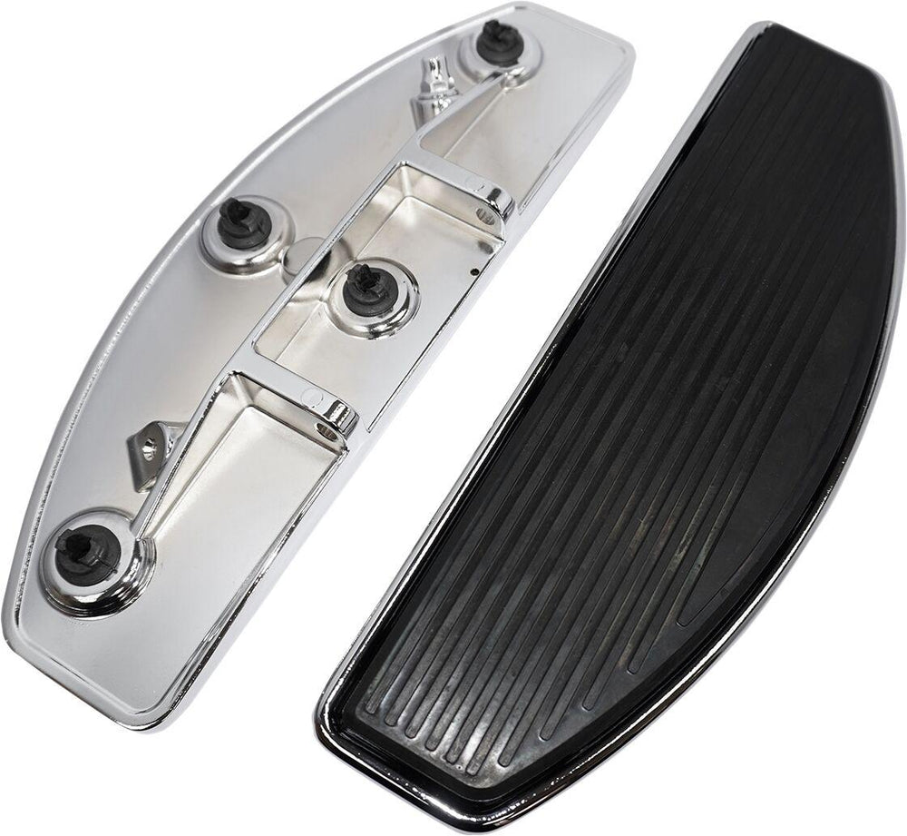 Drag Specialties Floorboards For Harley Davidson FLDE 1750 2018-2020 - Black Chrome