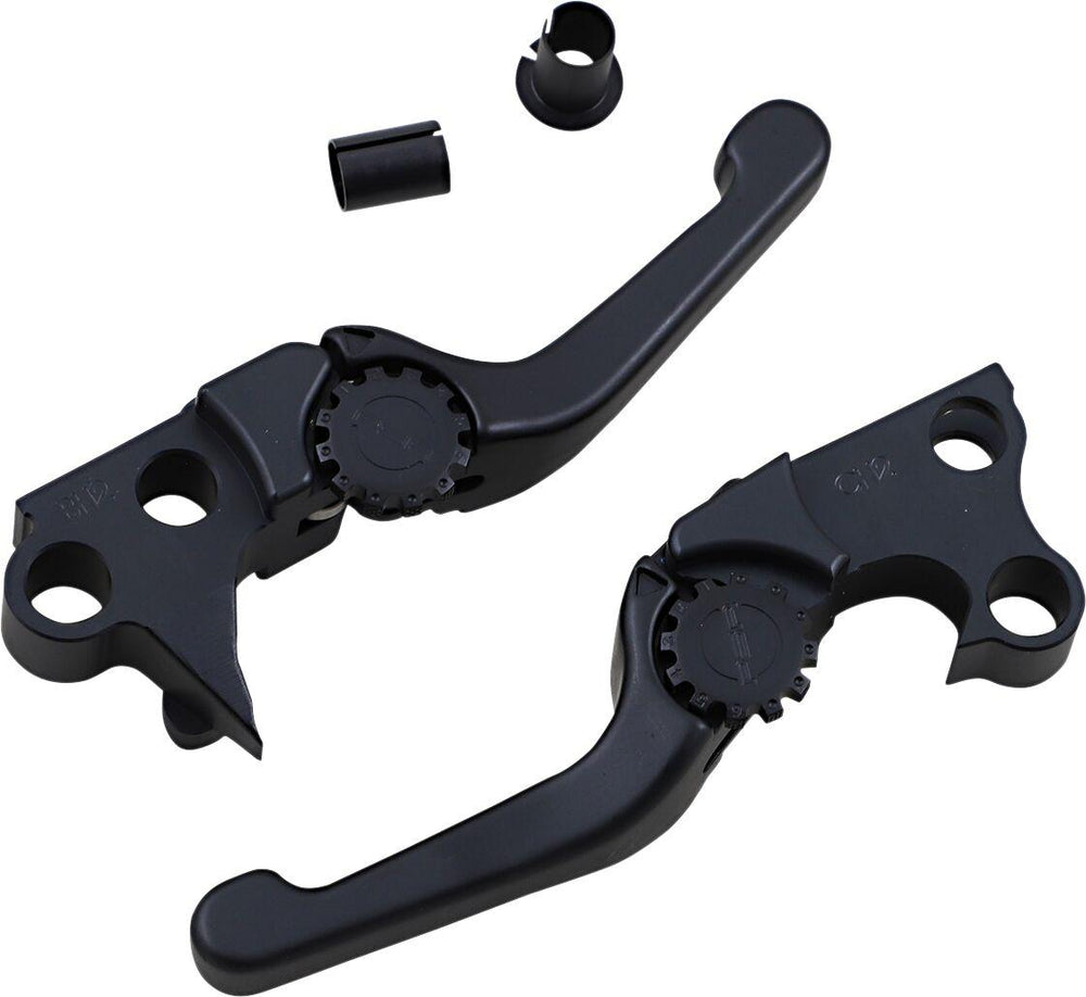PSR Anthem Shorty Lever Set For Harley Davidson FLD 1690 2012-2013 - Black