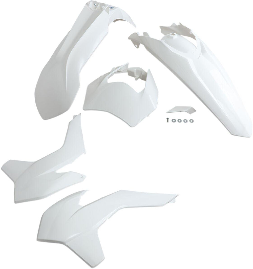UFO Plastics Kit For KTM  EXC125 2014-2016 - White