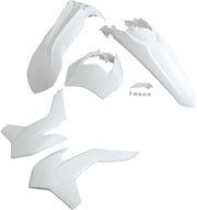UFO Plastics Kit For KTM  EXC125 2014-2016 - White