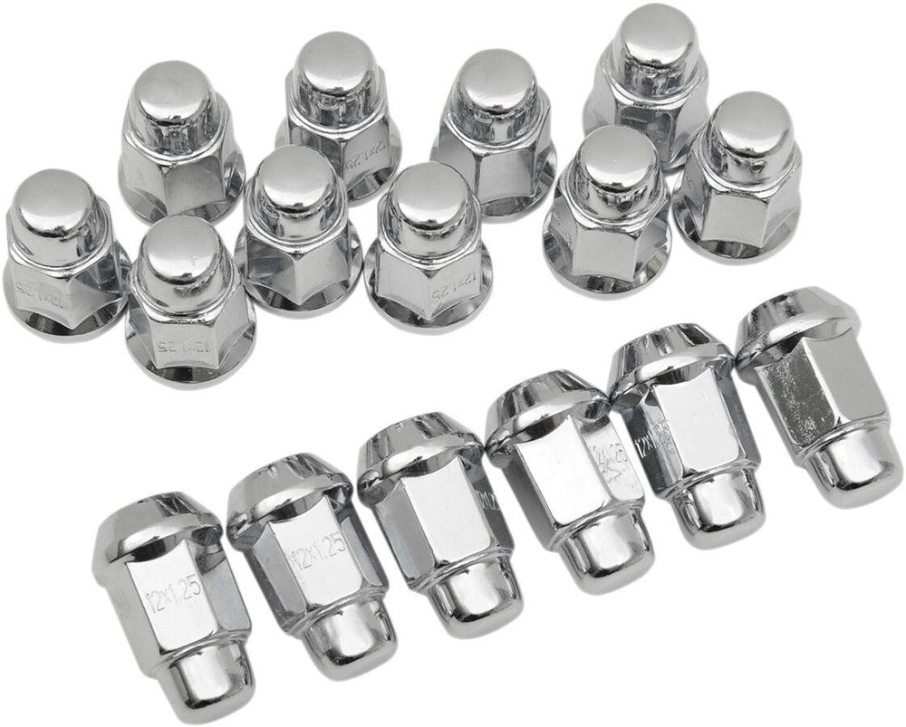 ITP Lug Nuts For Segway Fugleman 1000 4x4 UF 2021 17 mm Head - Chrome/Silver