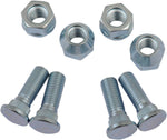 Moose Racing Wheel Stud Nut Kit For Yamaha YFM 700 KD 4X4 2019 Fits Front Or Rear - Silver