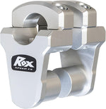 Rox Speed FX Pivoting Handlebar Risers For 1-1/8" Bar Clamps For KTM Adventure 950 2003-2005 50.8mm (2") - Clear