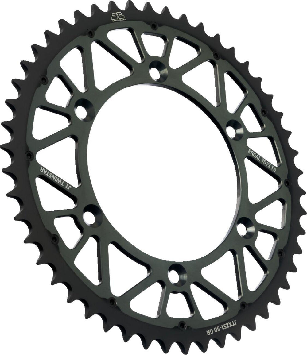 JT Twinstar Sprocket For Yamaha TTR230 2005-2026 Rear 50T - Graphite