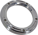 Trask Assault Derby Cover with Window For Harley Davidson FLH 1868 2021 - Chrome/Silver