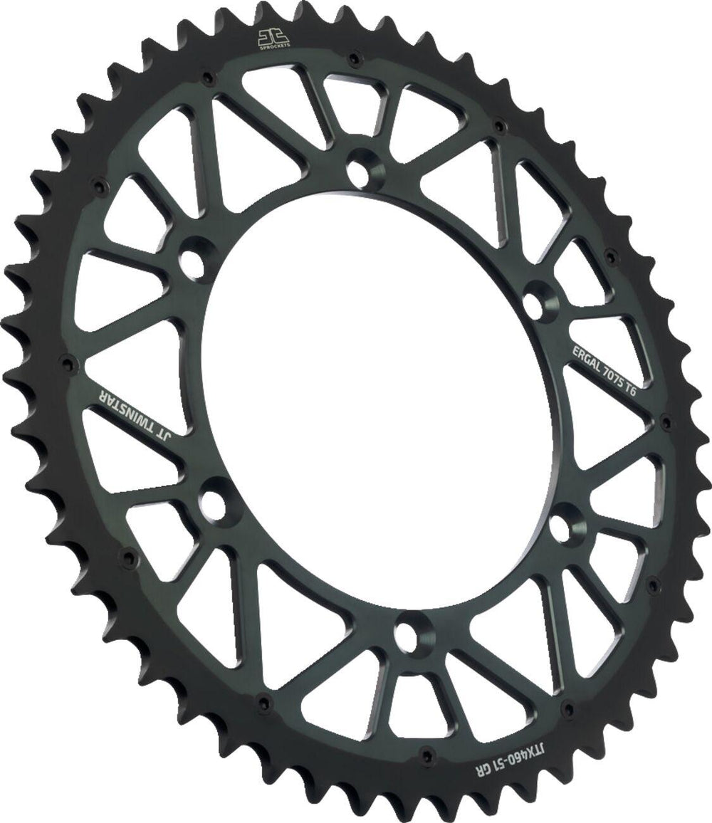 JT Twinstar Sprocket For Kawasaki KDX175 1980-1982 Rear 51T - Graphite