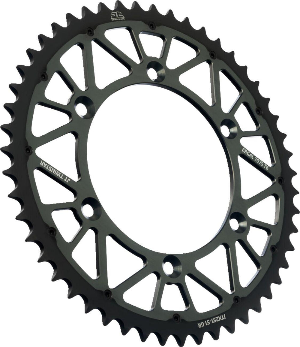 JT Twinstar Sprocket For Yamaha TTR230 2005-2026 Rear 51T - Graphite
