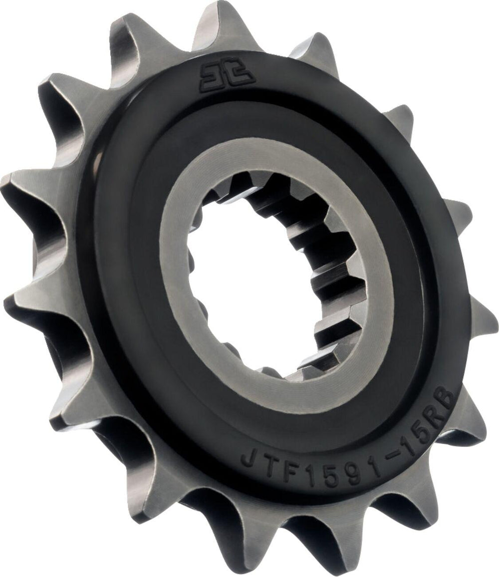 JT Steel Sprocket With Noise Dampener For Yamaha FZ-07 700 2015-2017 Front 15T