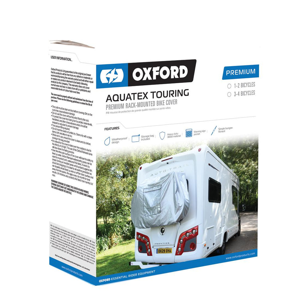 Oxford Aquatex Touring Premium Bike Cover For 1-2 bikes