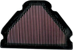 K&N High Flow Air Filter For Kawasaki ZX-9 R 1998-2003 - Black Red