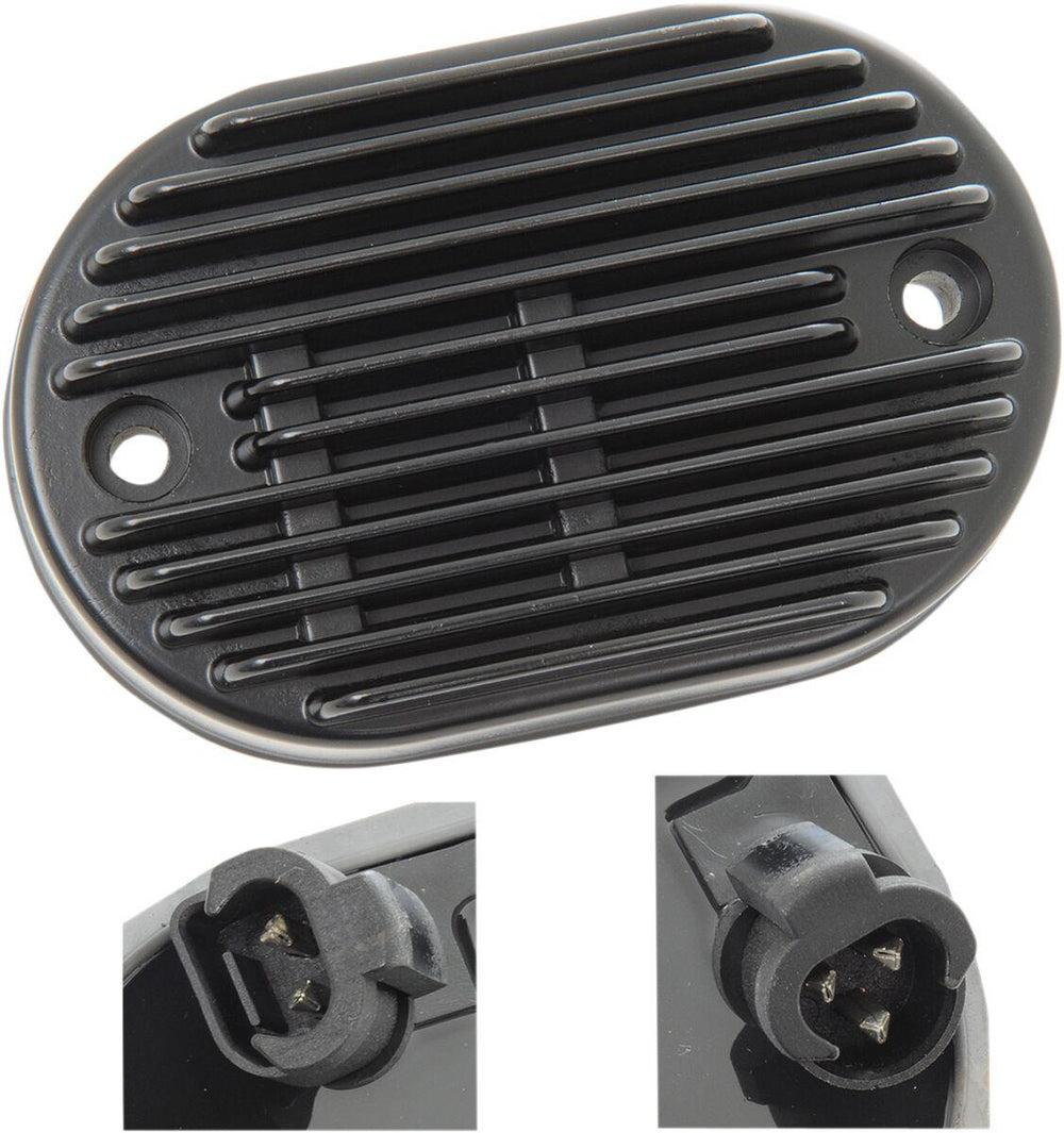 Drag Specialties Solid-State Regulator For Harley Davidson FLS 1690 2012-2016 - Black