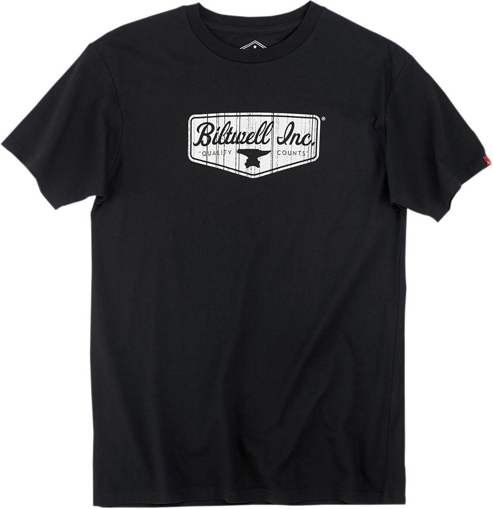 Biltwell Mens Adult Shield T-Shirt - Black