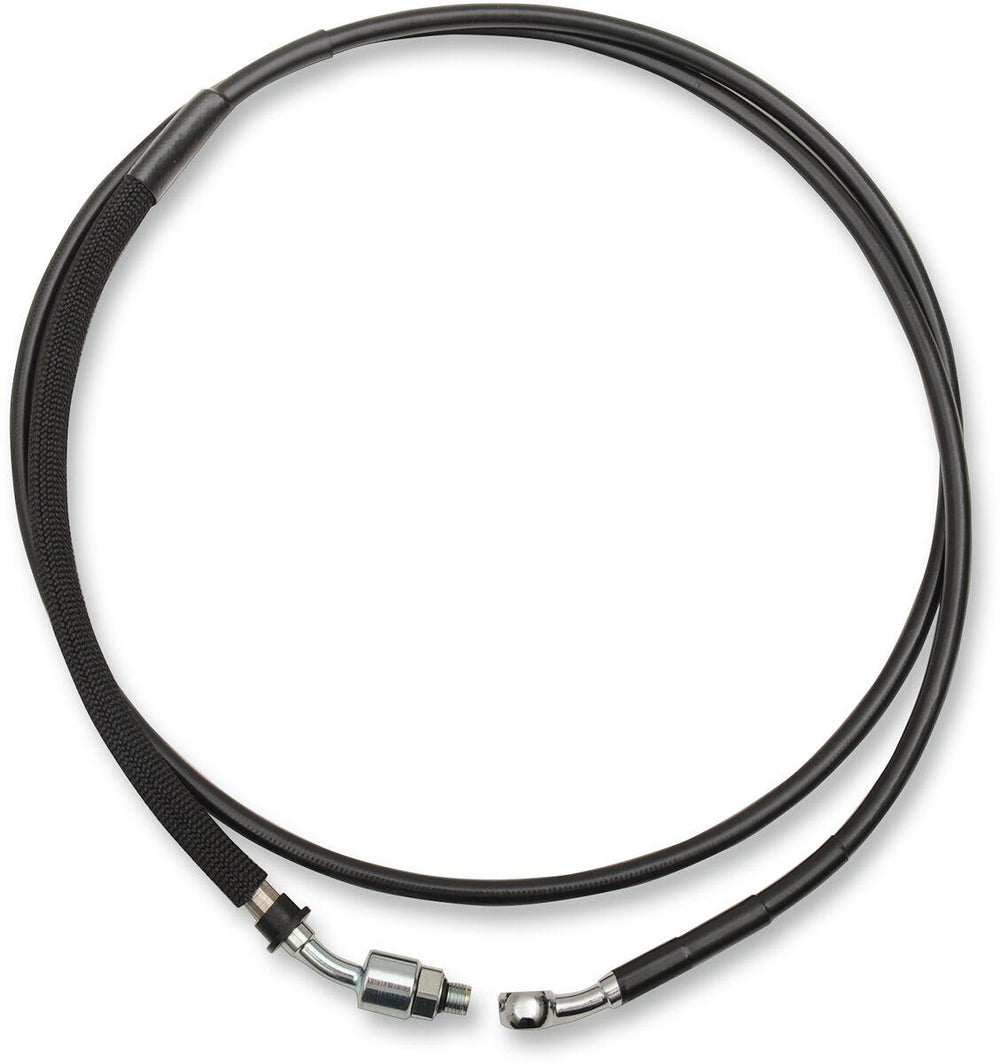 Drag Specialties Stainless Steel Hydraulic Clutch Hose For Harley Davidson FLHRSE5 1800 2013 178 cm - Vinyl-Coat Black