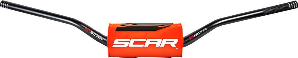Scar O2 Handlebar - High Bend - Black/Orange