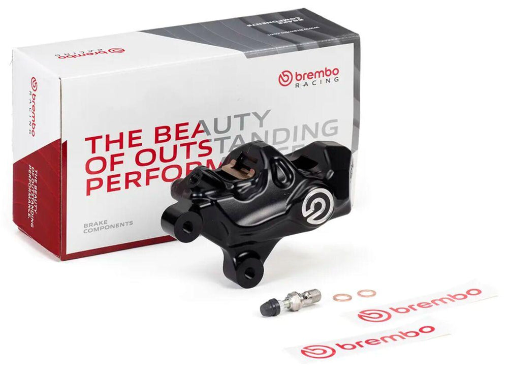 Brembo 484 Logopuro Upgrade Brake Caliper For Harley Davidson FLHR 1450 2000-2003 - Black
