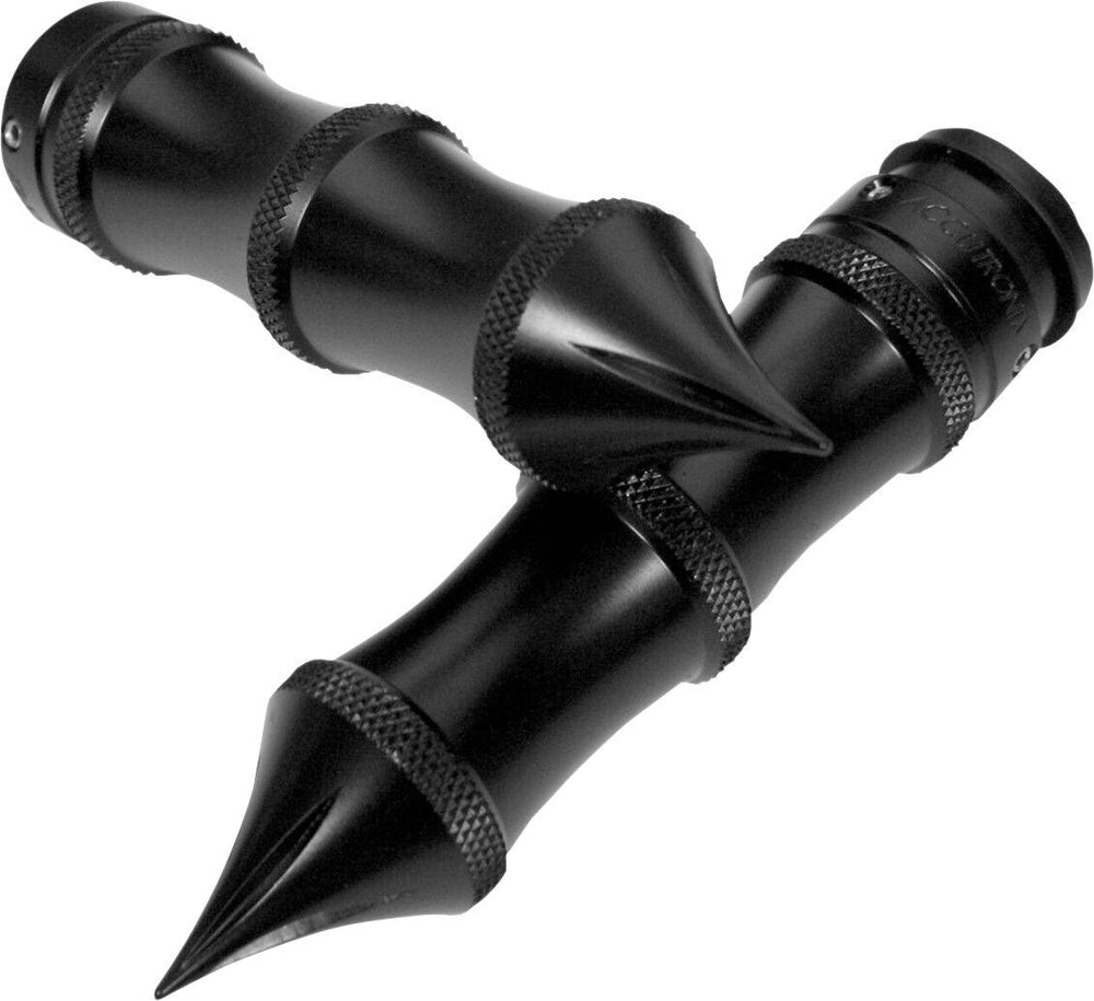 Accutronix Custom Grips For Harley Davidson FLFBS 1868 2021-2024 Tribal Throttle-By-Wire - Black