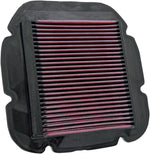 K&N High Flow Air Filter For Suzuki DL 1000 2002-2007 - Black Red
