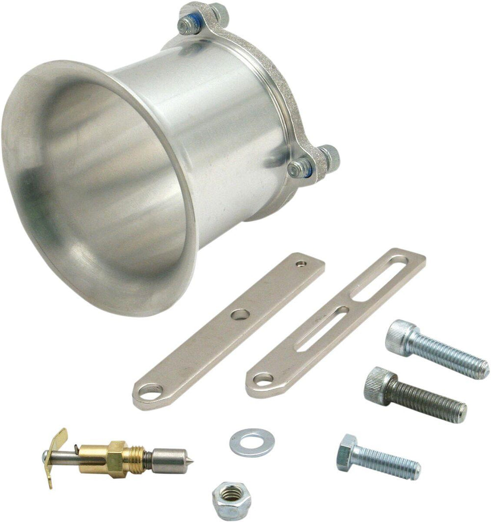 S&S Cycle Air Horn Conversion Kit For Harley Davidson FL 1200 1970-1977 - Silver