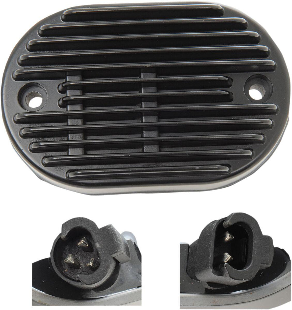 Drag Specialties Solid-State Regulator For Harley Davidson FLSTC1584 2008-2010 - Black