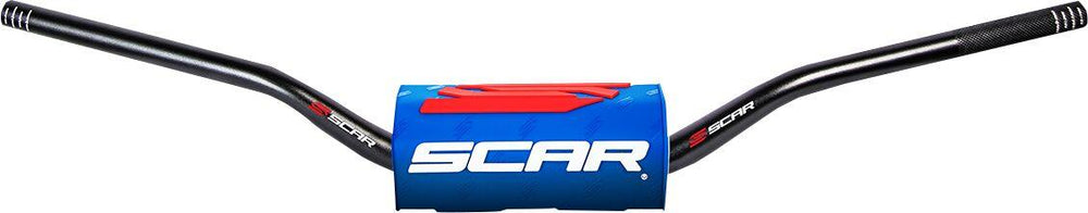 Scar O2 Handlebar - High Bend - Black/Blue
