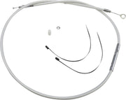 Magnum Shielding Sterling Chromite II Clutch Cable For Harley Davidson FLHR 1340 1994-1998 174.5 cm (68-11 16") - Chrome