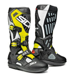 Sidi Atojo SRS  Boots White/Black/Yellow Fluro