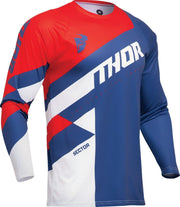 Thor Sector Checker Jersey - Navy Red