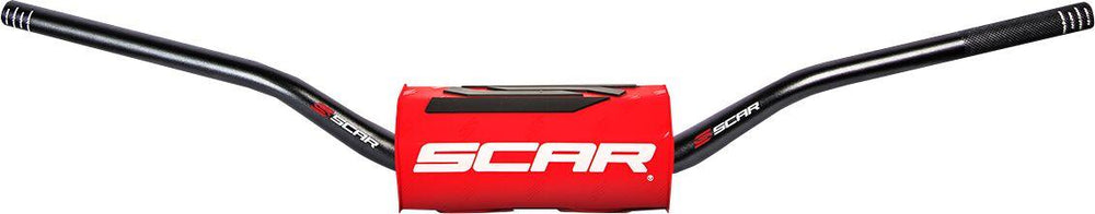 Scar O2 Handlebar - High Bend - Black/Red