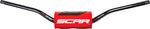 Scar O2 Handlebar - High Bend - Black/Red