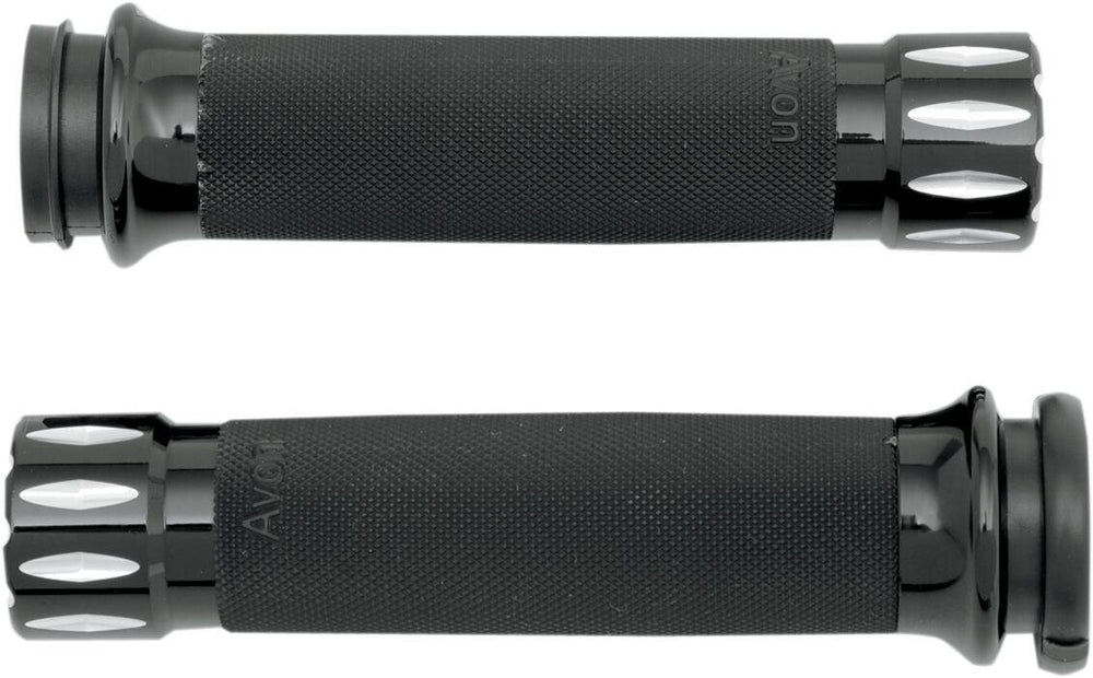 Avon Grips Rival Custom Grips For Harley Davidson FLDE 1750 2018-2020 - Black