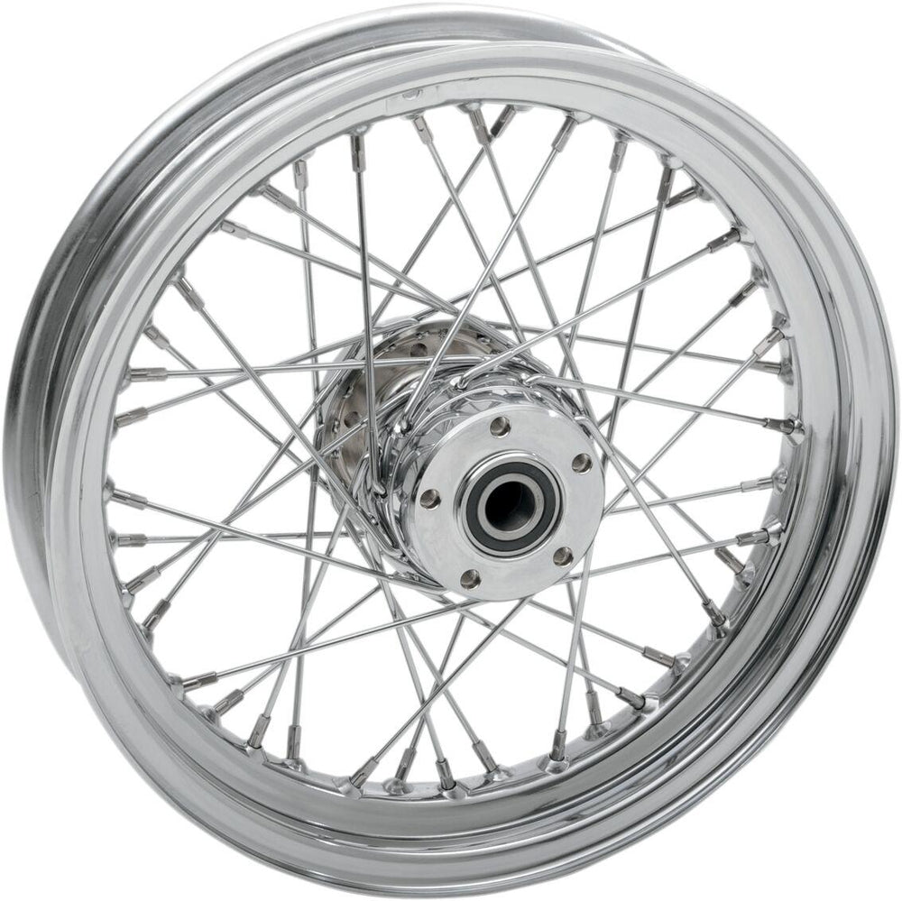 Drag Specialties Laced Wheel For Harley Davidson FLHR 1450 2002-2003 16x3 Rear - Chrome Silver