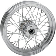 Drag Specialties Laced Wheel For Harley Davidson FLHR 1450 2002-2003 16x3 Rear - Chrome Silver
