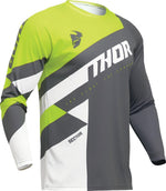 Thor Sector Checker Jersey - Acid Grey
