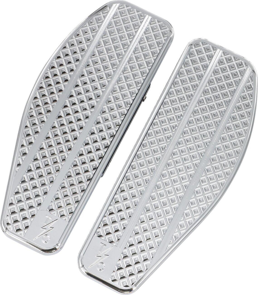 Thrashin Supply Co Mini Floorboards For Harley Davidson FLD 1690 2012-2013 - Chrome