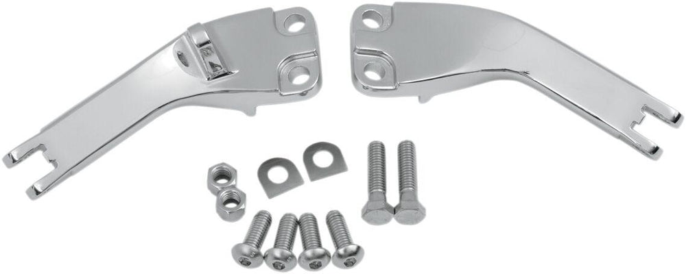 Drag Specialties Passenger Foot Peg Mount Kit For Harley Davidson FLD 1690 2012-2013 - Chrome