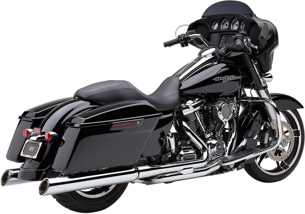 Cobra 909 Uppercut Silencers For Harley Davidson FLHR 1340 1995-1998 - Chrome