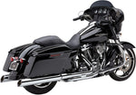 Cobra 909 Uppercut Silencers For Harley Davidson FLHR 1340 1995-1998 - Chrome