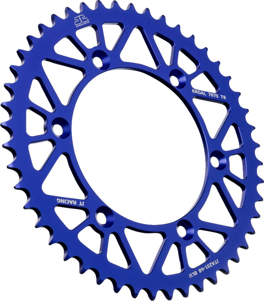 JT Aluminium Sprocket For Yamaha TTR230 2005-2026 Rear 48T - Blue
