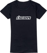 Icon Womens Adult Womens Clasicon T-Shirt - Black