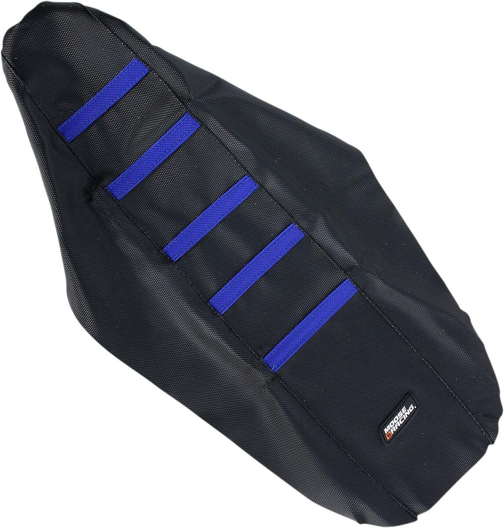 Moose Racing Ribbed Seat Cover For Yamaha YZ250 2003-2005 - Black Cover Blue Ribs