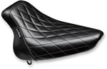 LE Pera Bare Bones Solo Seat For Harley Davidson FLST 1450 2006 - Black