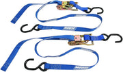 Moose Racing Heavy Duty Ratchet Tie Down Straps Set (183cm) - Blue