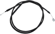 LA Choppers Midnight Braided Clutch Cable For Harley Davidson FLDE 1750 ABS 2018-2020 15" - 17" - Black