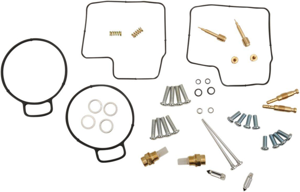 Parts Unlimited Carburettor Repair Kit For Honda GL 1500 1988-1990 - Black Gold Silver
