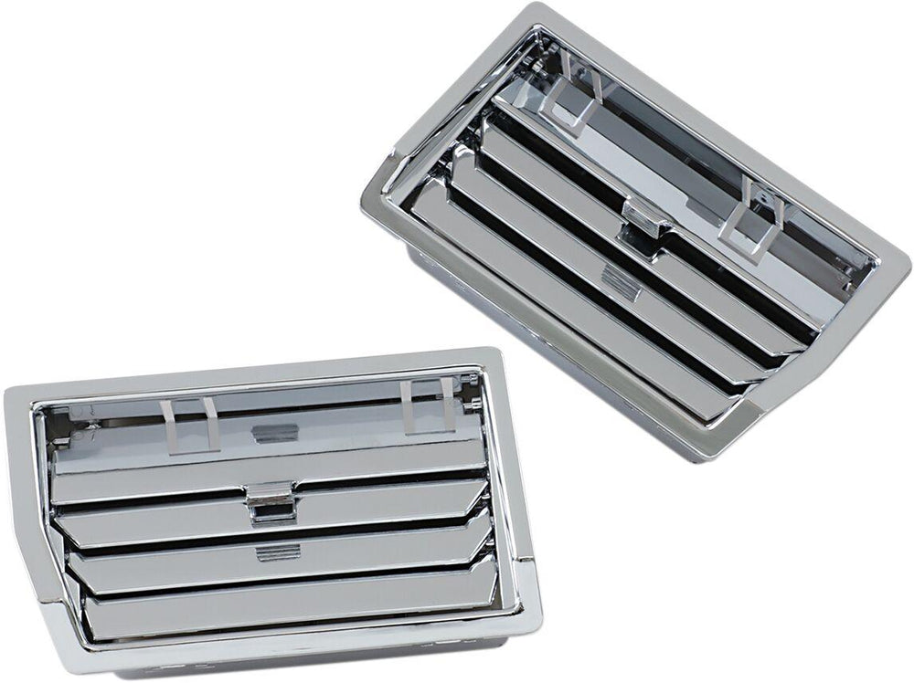 Show Chrome Lower Fairing Fresh Air Vents For Honda GL 1500 1988-1990 - Chrome