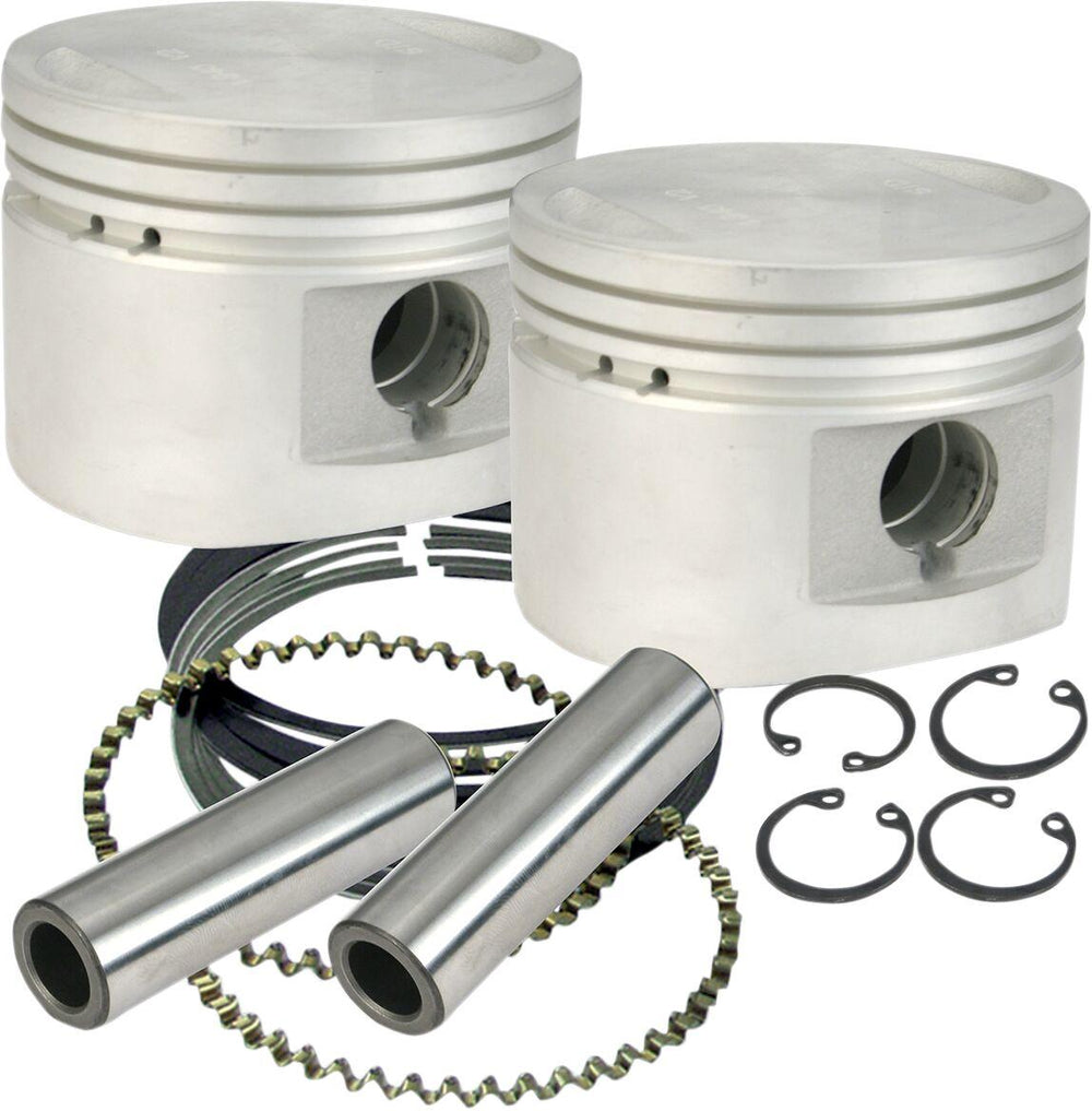 S&S Cycle +0.010" Piston Kit For S&S Motors For Harley Davidson FLHR 1340 1994-1998