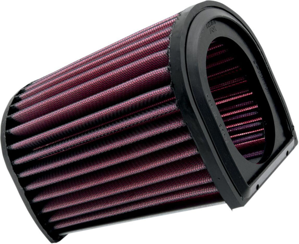 K&N High Flow Air Filter For Yamaha FJR 1300 2001-2005 - Black Red